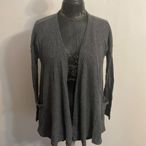 American Eagle Outfitters Gray open Cardigan, size S/P - Picture 1 of 3